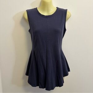 fab'rik Navy Stretch Sleeveless Blouse